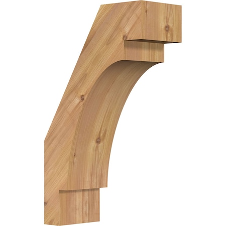 5 1/2"W x 12"D x 20"H Merced Smooth Knee Brace, Western Red Cedar